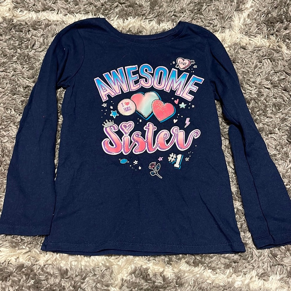 Navy blue long sleeve no rips or stains